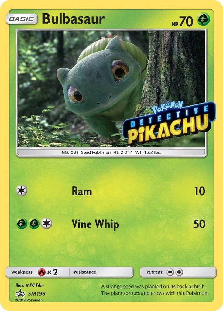Image for Bulbasaur - SM198 (Detective Pikachu Stamped) (SM198) (SMP) - Pokemon