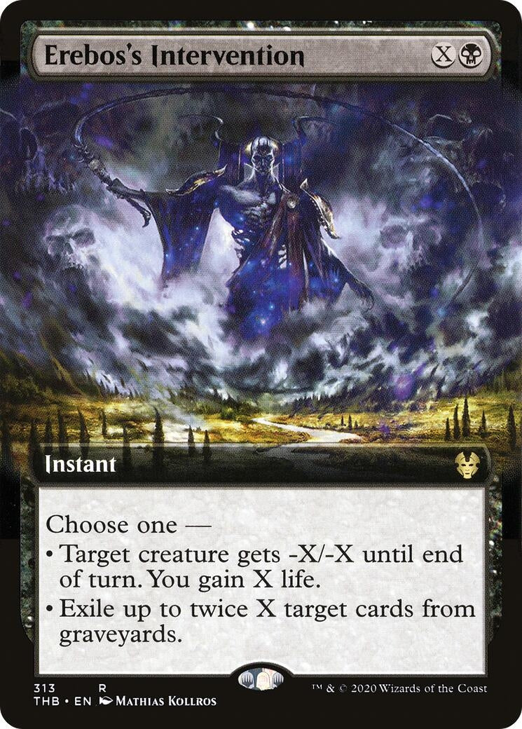 Image for Erebos's Intervention (Extended Art) (313) - Magic: The Gathering