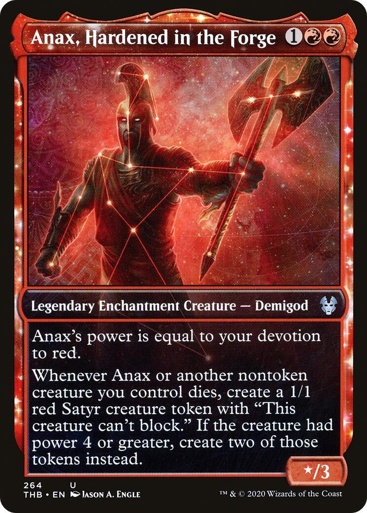 Image for Anax, Hardened in the Forge (Showcase) (264) (THB) - Magic: The Gathering