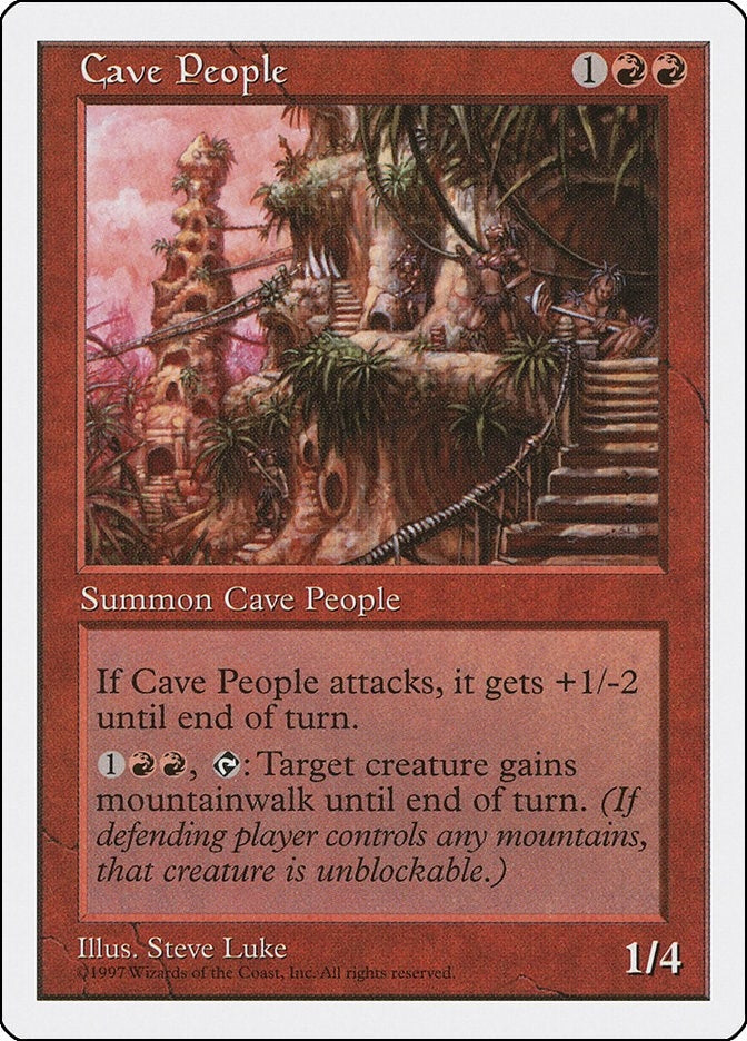Image for Cave People - Magic: The Gathering