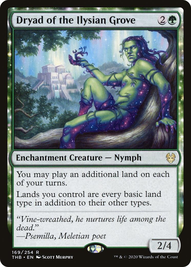 Image for Dryad of the Ilysian Grove (169) - Magic: The Gathering