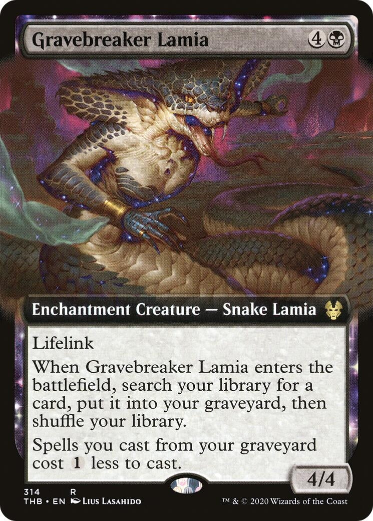 Image for Gravebreaker Lamia (Extended Art) (314) - Magic: The Gathering