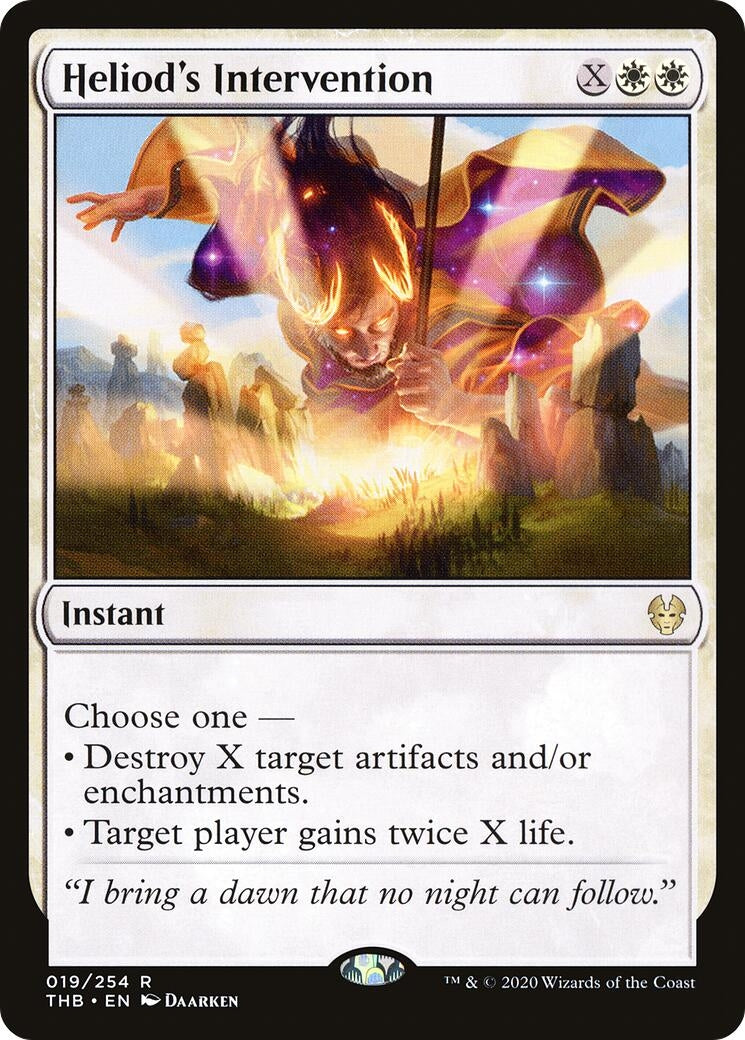 Image for Heliod's Intervention (19) - Magic: The Gathering
