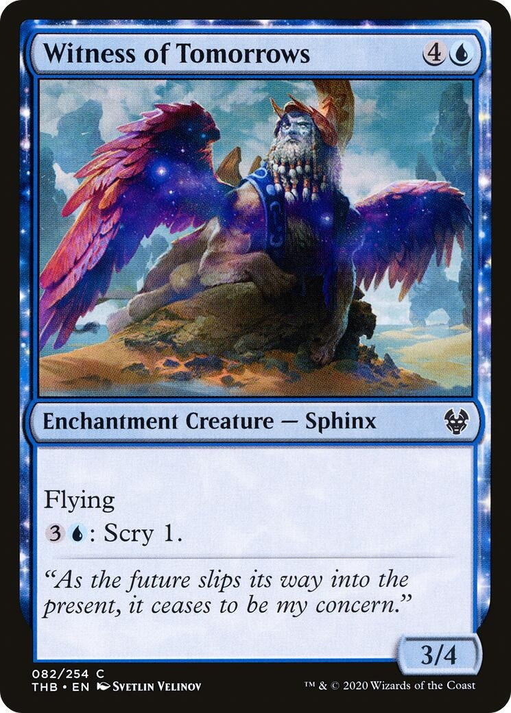 Image for Witness of Tomorrows (82) - Magic: The Gathering