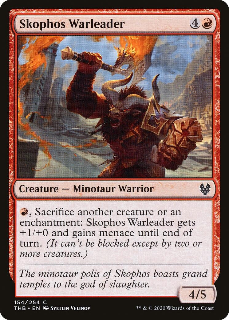 Image for Skophos Warleader (154) (THB) - Magic: The Gathering