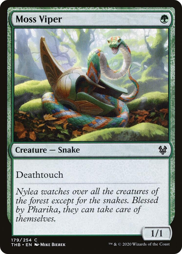 Image for Moss Viper (179) - Magic: The Gathering