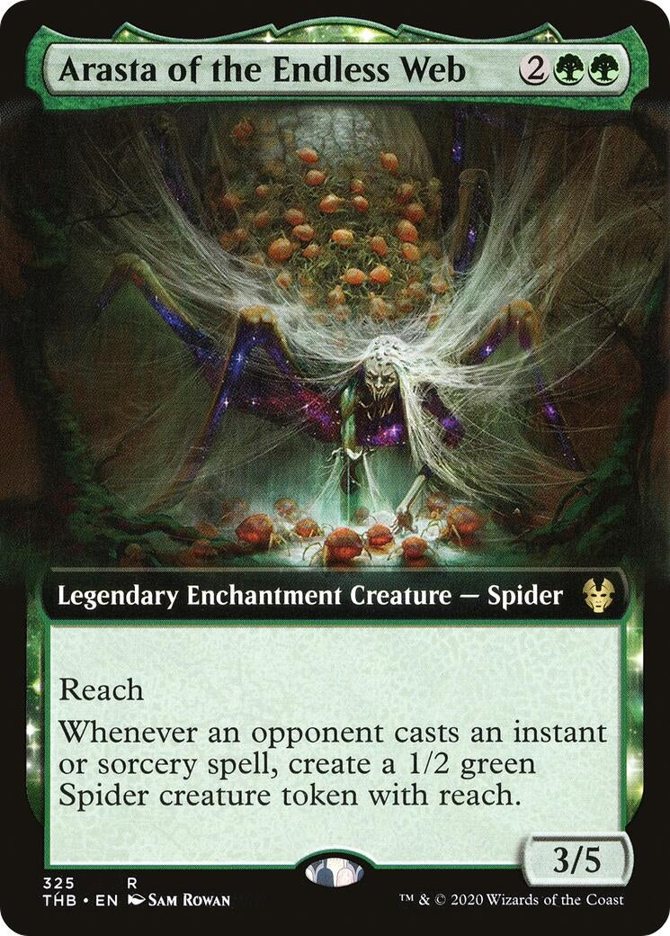 Image for Arasta of the Endless Web (Extended Art) (325) (THB) - Magic: The Gathering