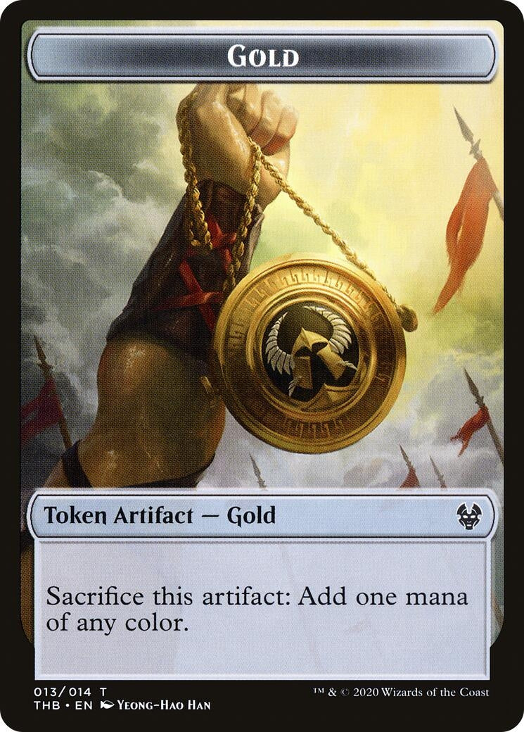 Image for Gold Token (13) (THB) - Magic: The Gathering