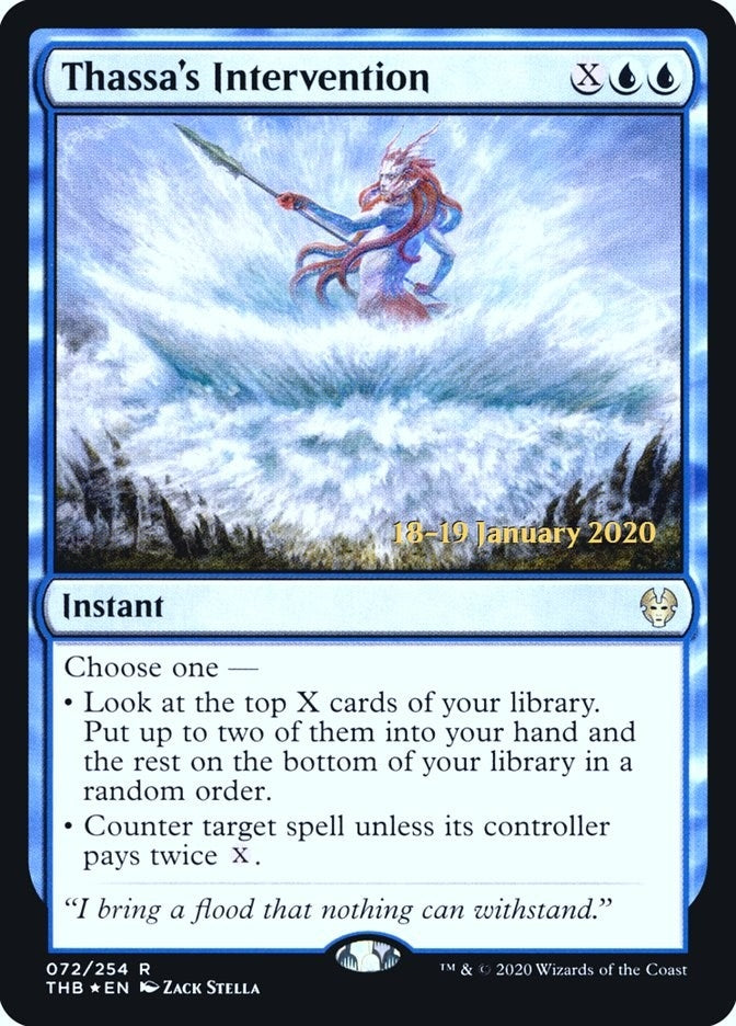 Image for Thassa's Intervention (72) - Magic: The Gathering