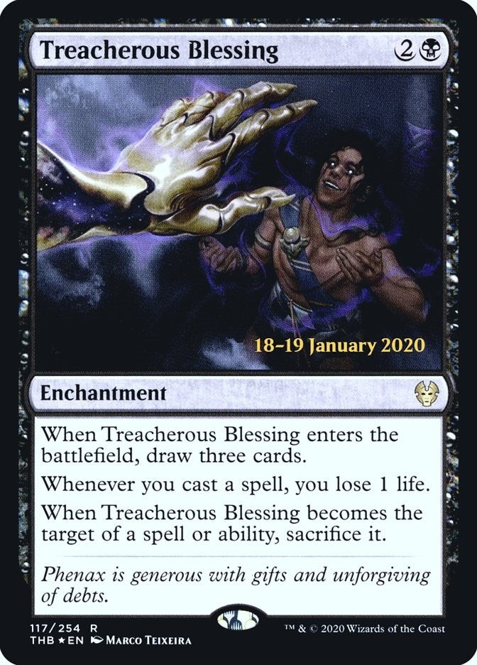 Image for Treacherous Blessing (117) - Magic: The Gathering