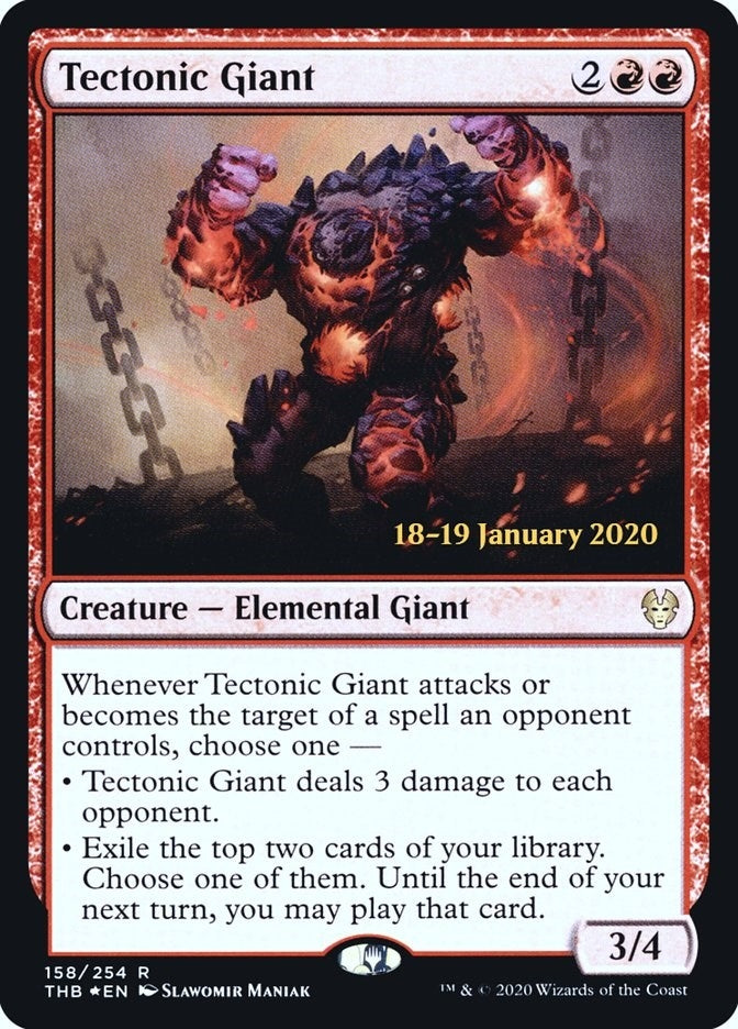 Image for Tectonic Giant (158) - Magic: The Gathering