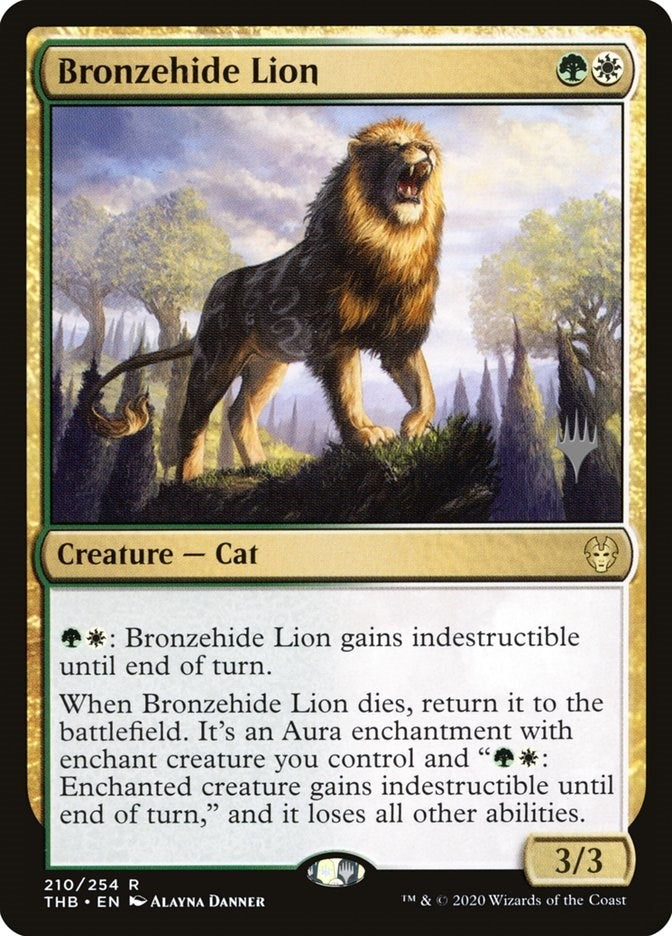 Image for Bronzehide Lion (210) - Magic: The Gathering