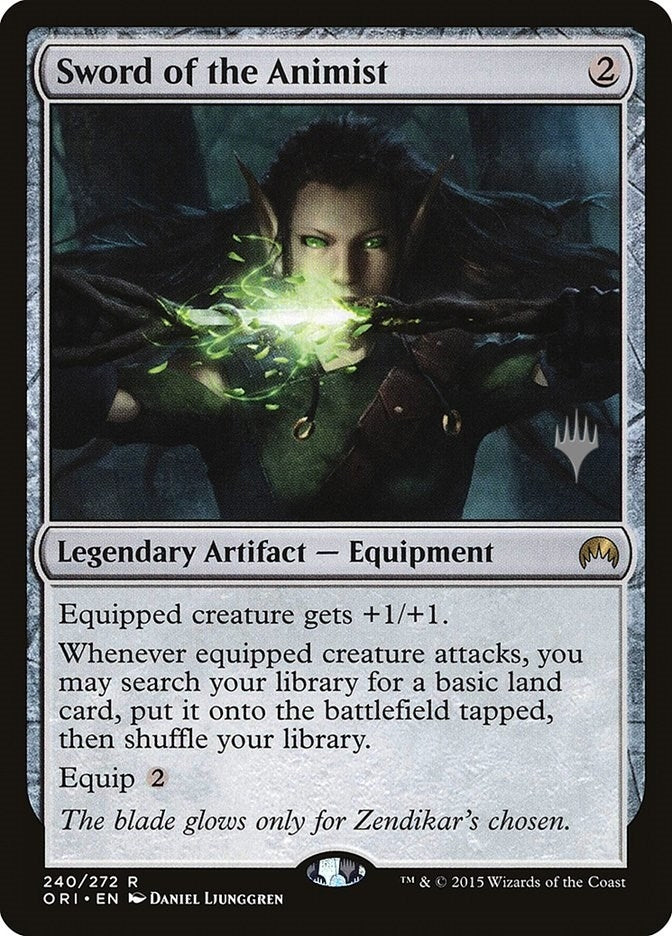 Image for Sword of the Animist (240) - Magic: The Gathering