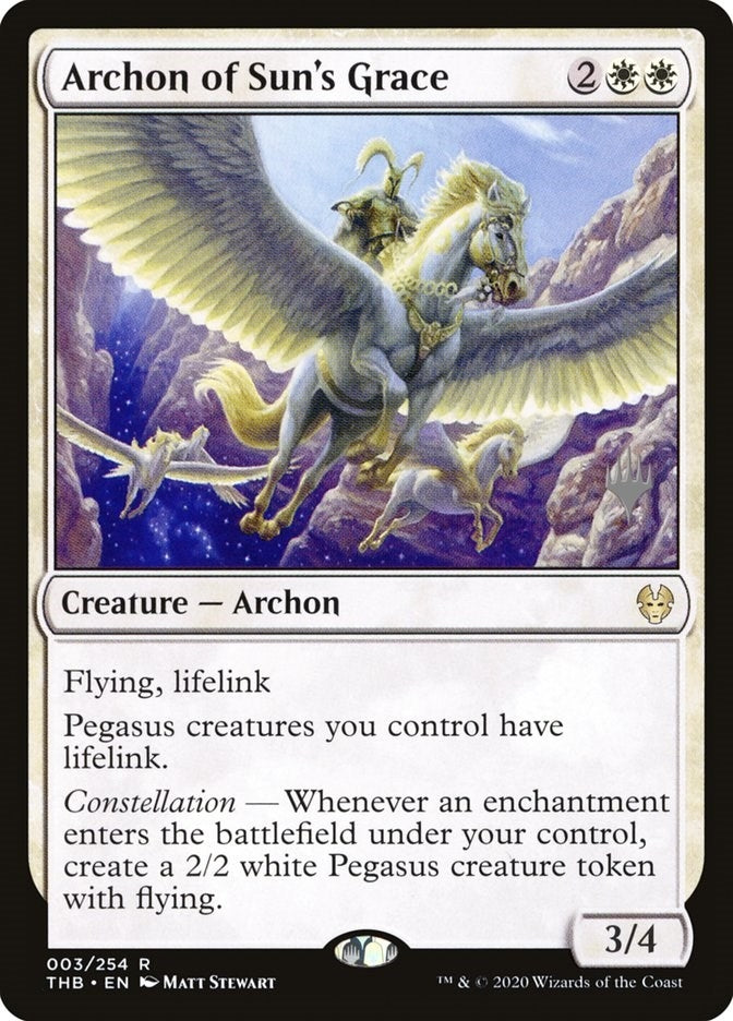 Image for Archon of Sun's Grace (3) (PPTHB) - Magic: The Gathering