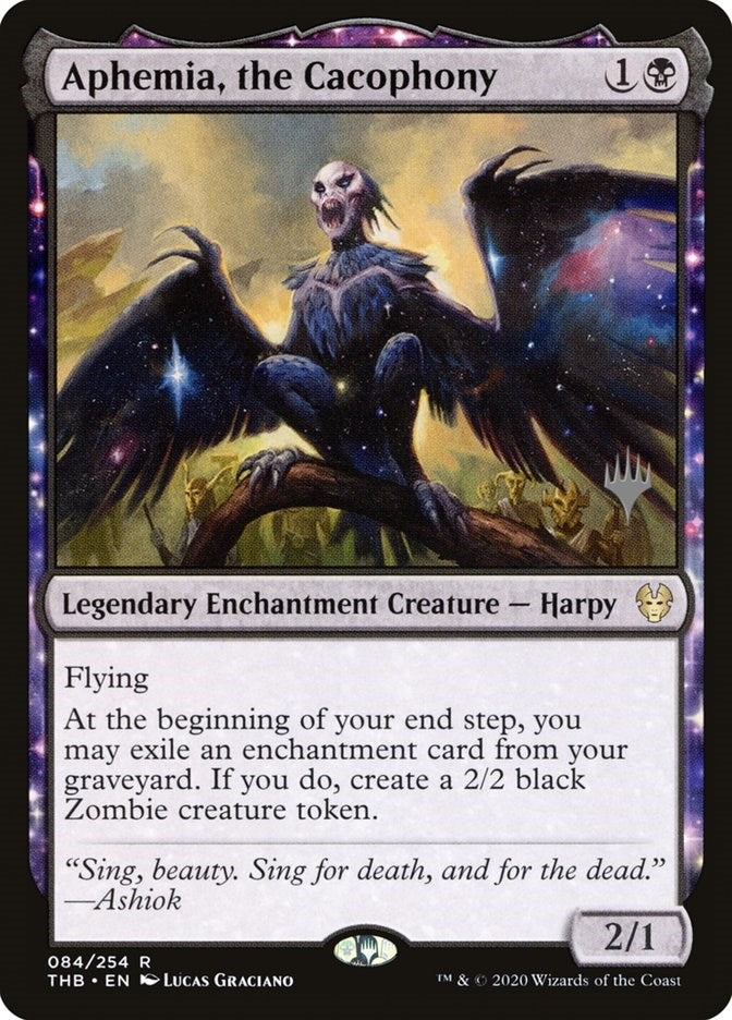 Image for Aphemia, the Cacophony (84) (PPTHB) - Magic: The Gathering