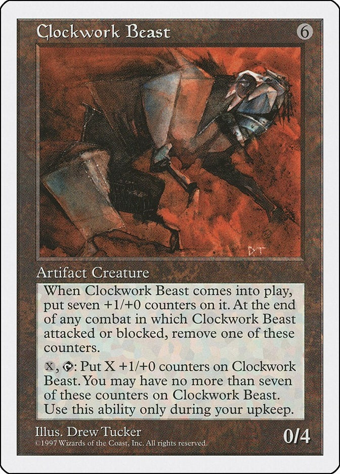 Image for Clockwork Beast - Magic: The Gathering