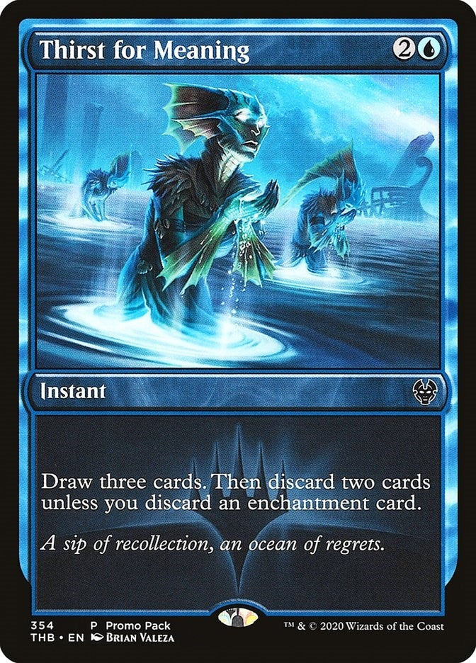 Image for Thirst for Meaning (354) - Magic: The Gathering