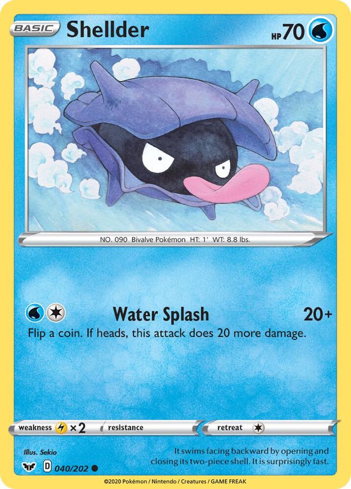 Image for Shellder (040/202) (SWSH01) - Pokemon