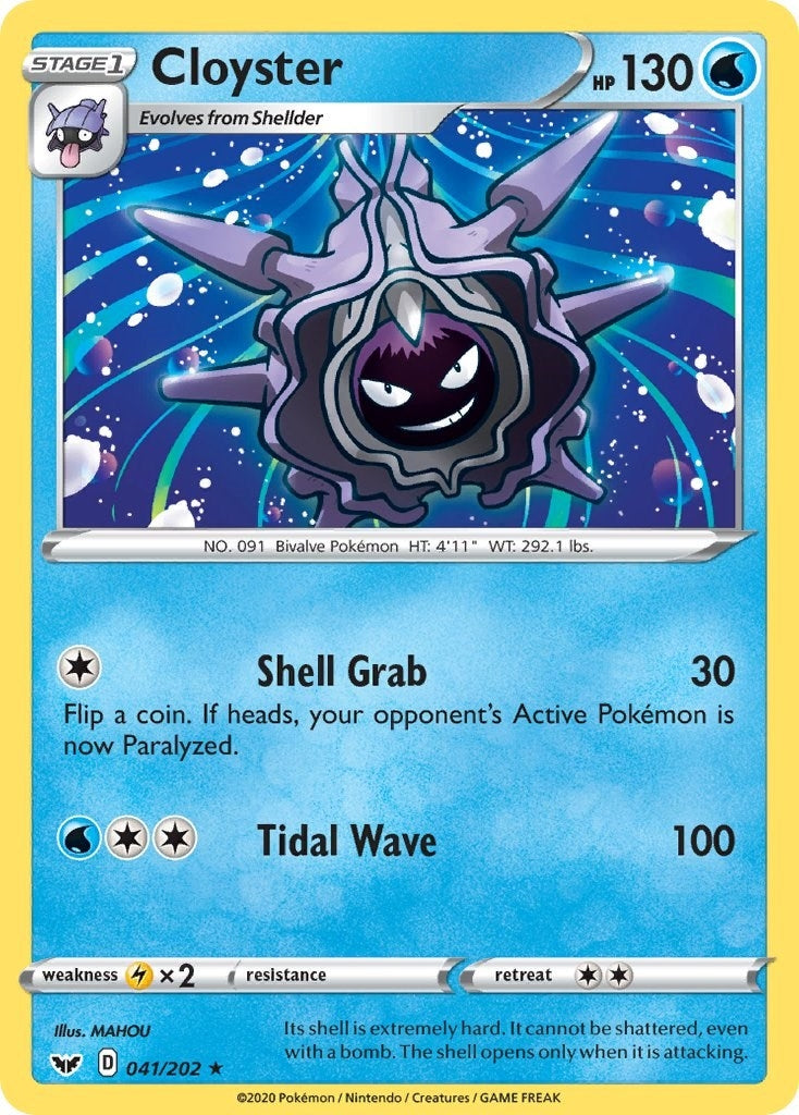 Image for Cloyster (041/202) (SWSH01) - Pokemon