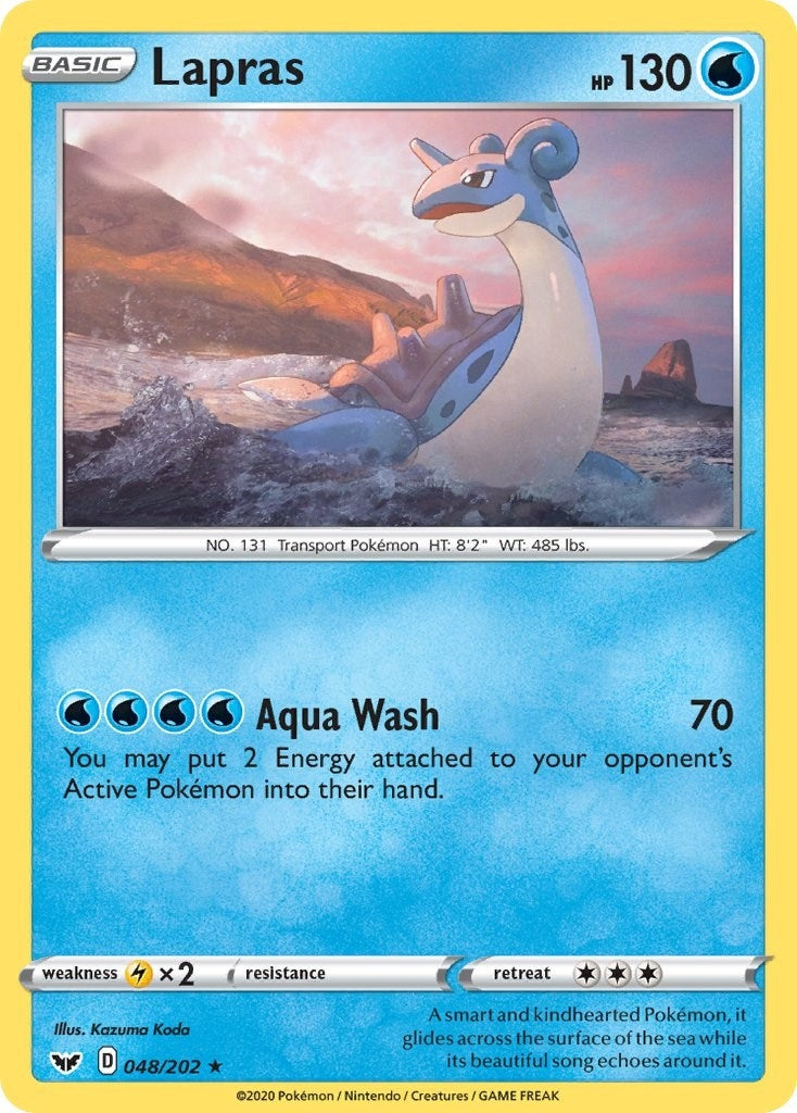Image for Lapras (048/202) (SWSH01) - Pokemon