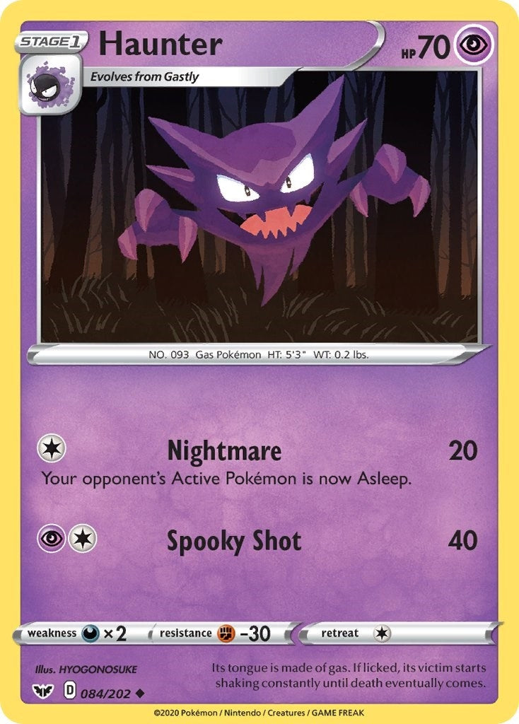 Image for Haunter (084/202) (SWSH01) - Pokemon