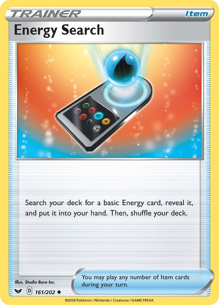 Image for Energy Search (161/202) (SWSH01) - Pokemon
