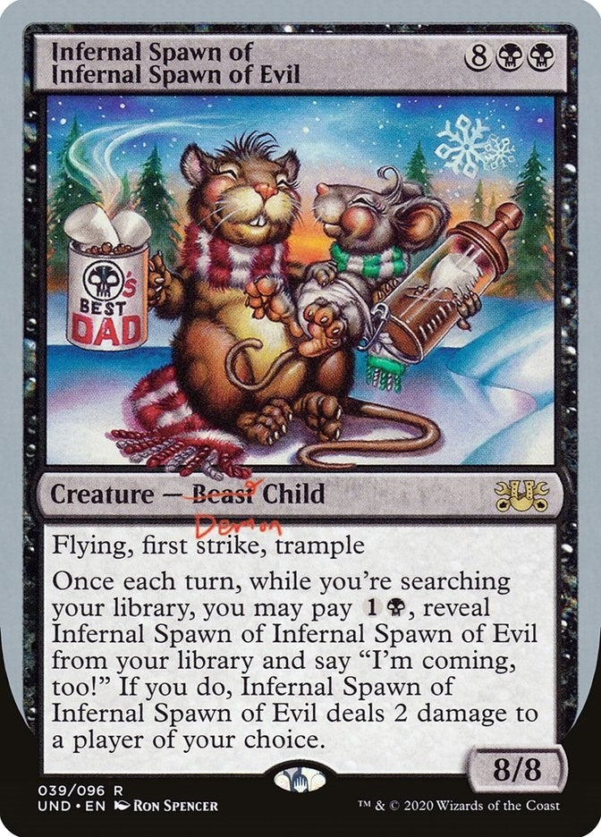 Image for Infernal Spawn of Infernal Spawn of Evil (39) (UND) - Magic: The Gathering
