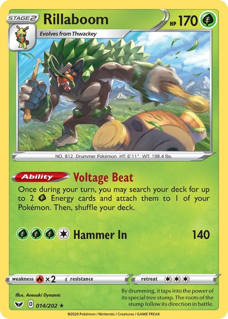 Image for Rillaboom (014/202) (PR) - Pokemon
