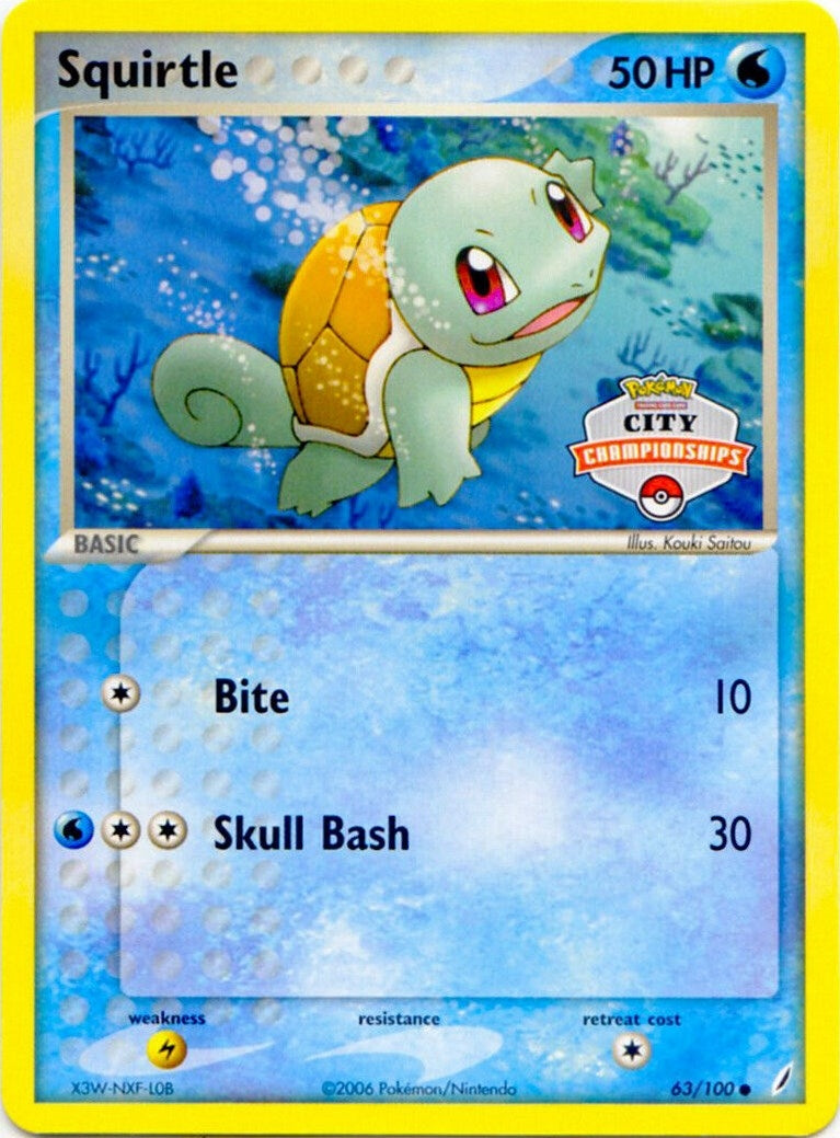 Image for Squirtle - 63/100 (City Championships) (063/100) (PR) - Pokemon