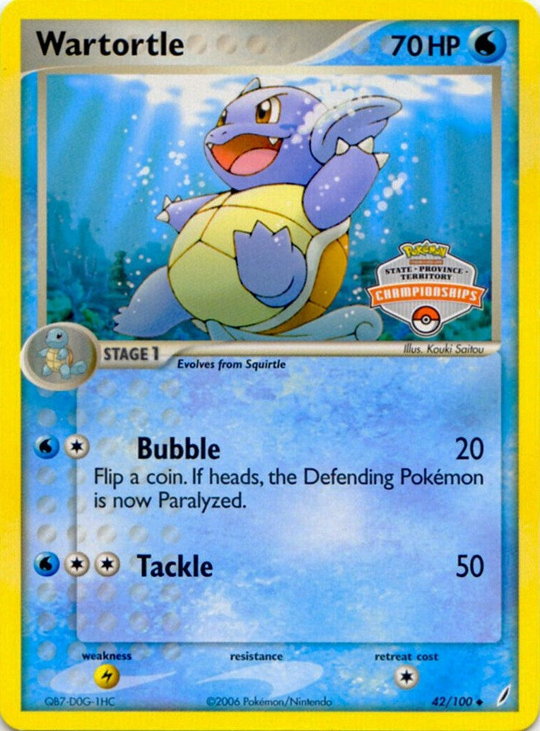Image for Wartortle - 42/100 (State Championships) (042/100) (PR) - Pokemon