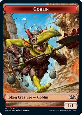 Image for Goblin // Giant Teddy Bear Double-sided Token - Magic: The Gathering