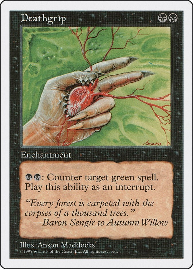 Image for Deathgrip - Magic: The Gathering