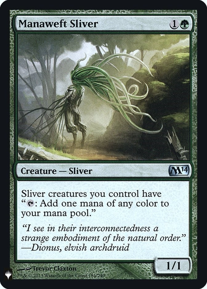 Image for Manaweft Sliver (M14) (184) - Magic: The Gathering