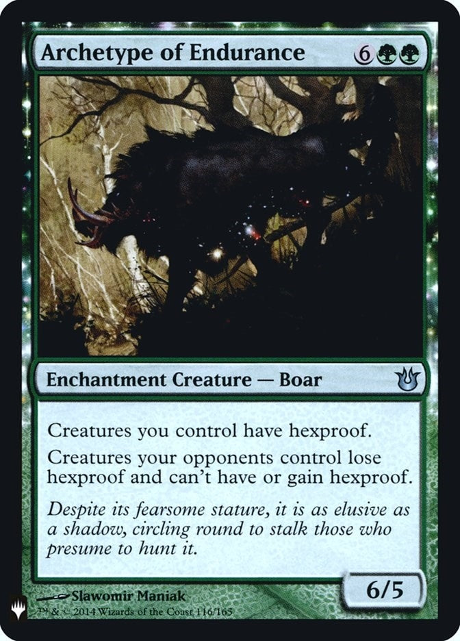 Image for Archetype of Endurance (116) (LIST) - Magic: The Gathering