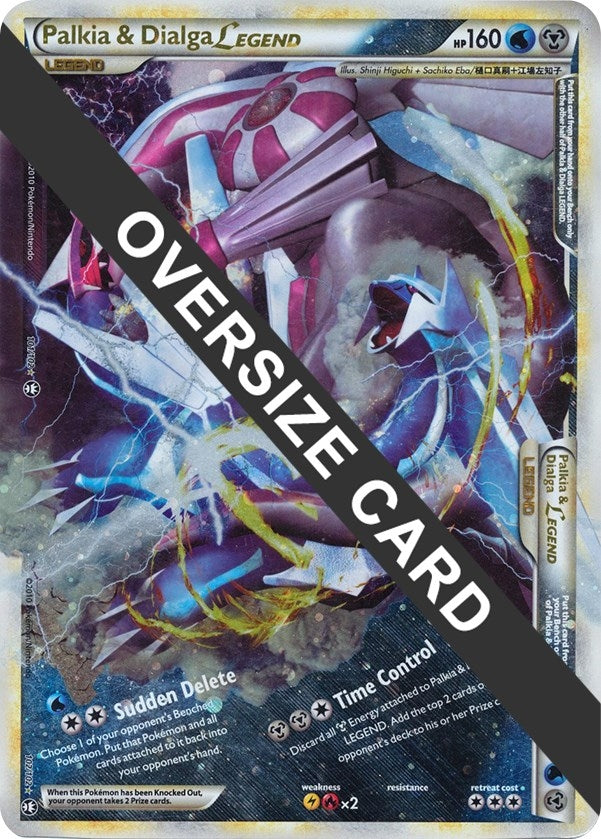 Image for Palkia & Dialga Legends - 101/102 + 102/102 (Single Oversized Promo) (101/102 + 102/102) (PR) - Pokemon