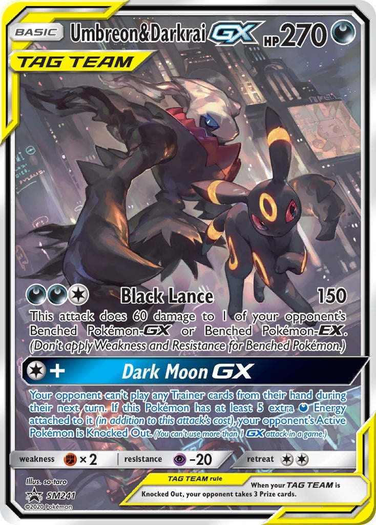 Image for Umbreon & Darkrai GX - SM241 (SM241) (SMP) - Pokemon
