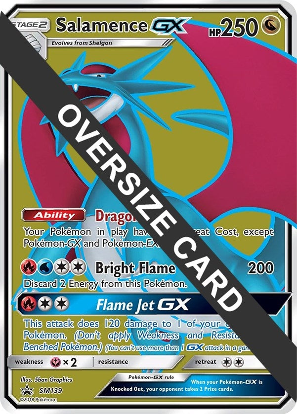 Image for Salamence GX - SM139 (SM Black Star Promo) (SM139) (PR) - Pokemon