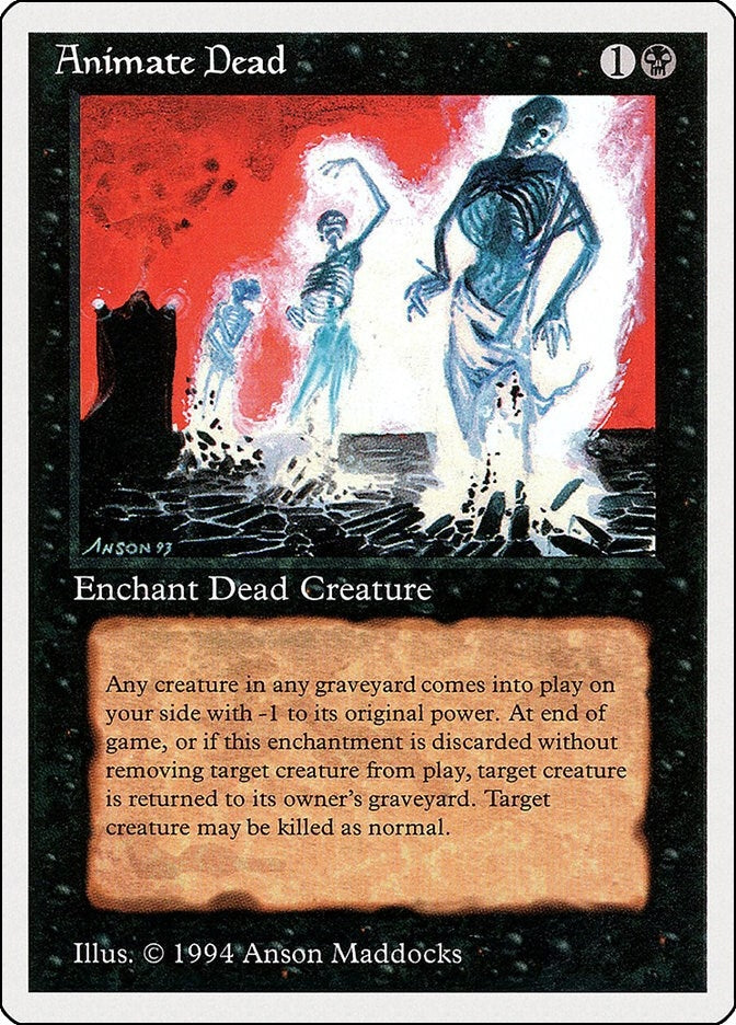 Image for Animate Dead (93) (SUM) - Magic: The Gathering