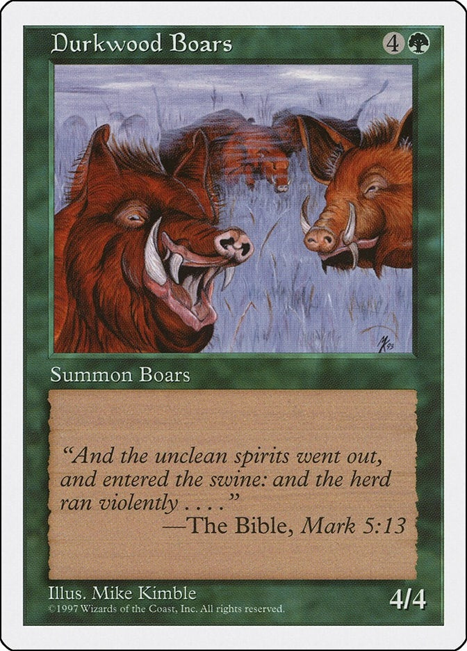 Image for Durkwood Boars - Magic: The Gathering