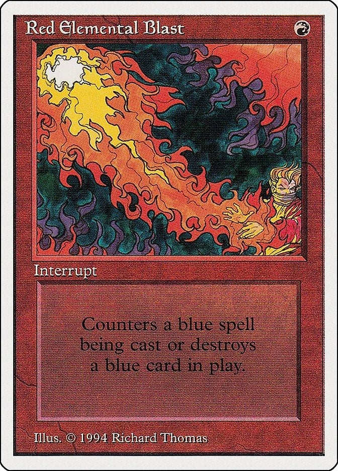 Image for Red Elemental Blast (171) - Magic: The Gathering
