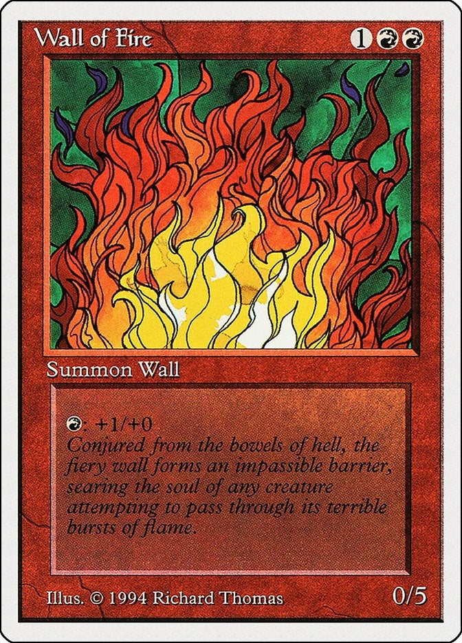 Image for Wall of Fire (183) - Magic: The Gathering