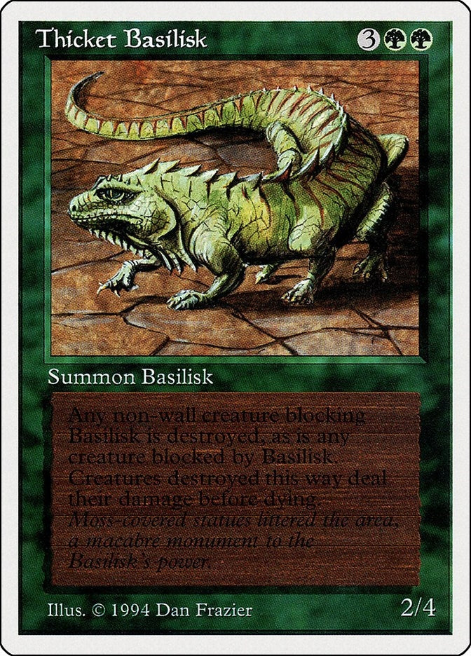 Image for Thicket Basilisk (218) - Magic: The Gathering
