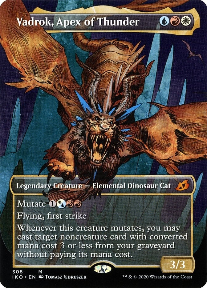 Image for Vadrok, Apex of Thunder (Showcase) (308) (IKO) - Magic: The Gathering