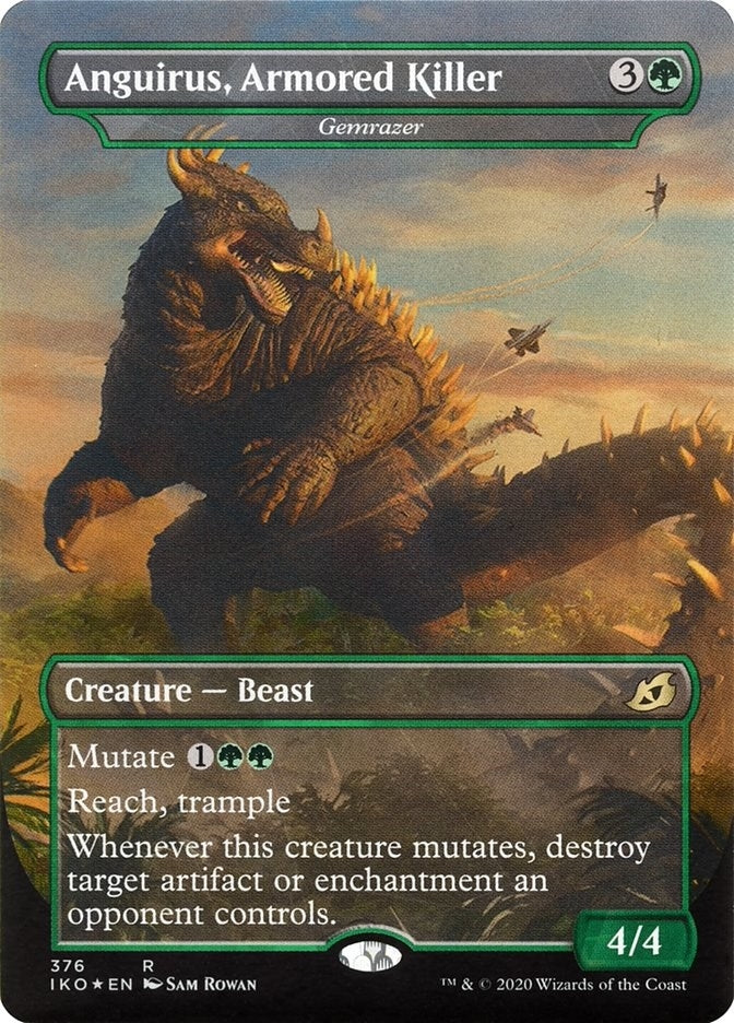 Image for Anguirus, Armored Killer - Gemrazer (376) (IKO) - Magic: The Gathering