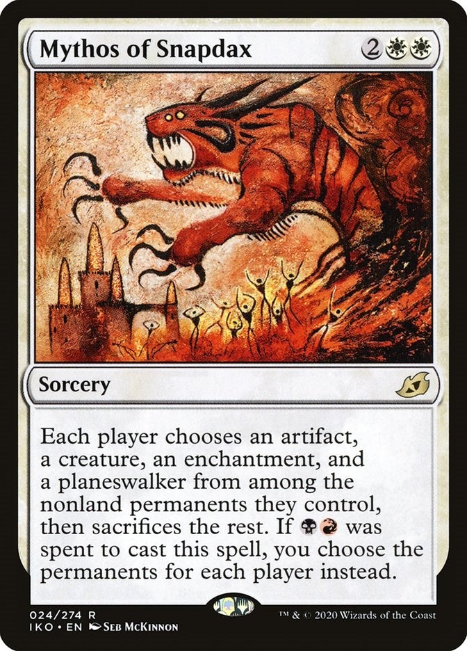 Image for Mythos of Snapdax (24) (IKO) - Magic: The Gathering