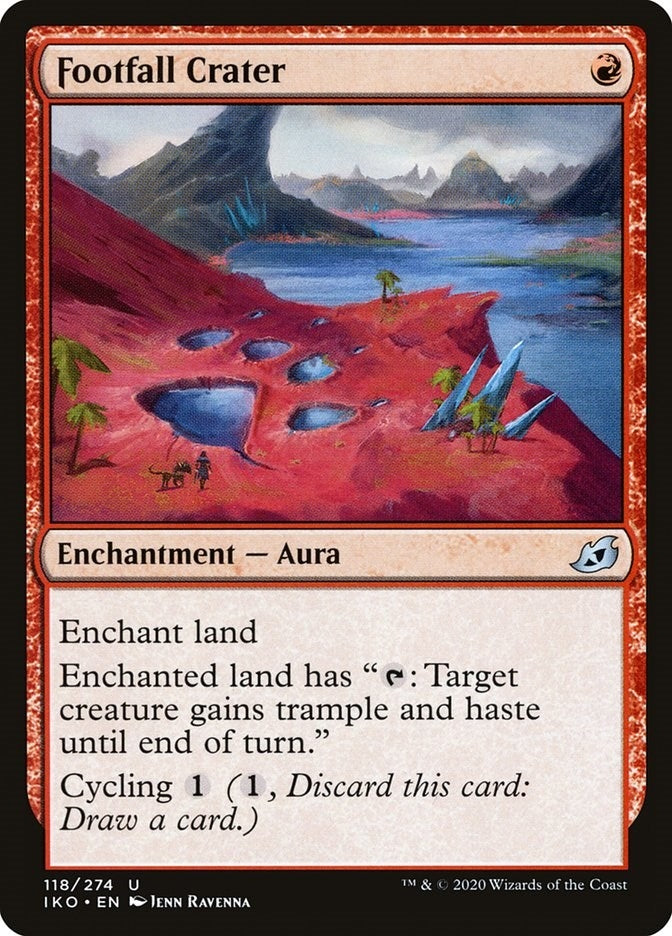 Image for Footfall Crater (118) (IKO) - Magic: The Gathering
