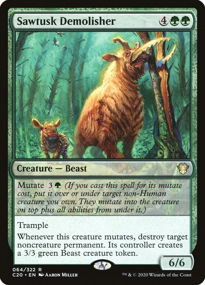 Image for Sawtusk Demolisher (64) (C20) - Magic: The Gathering