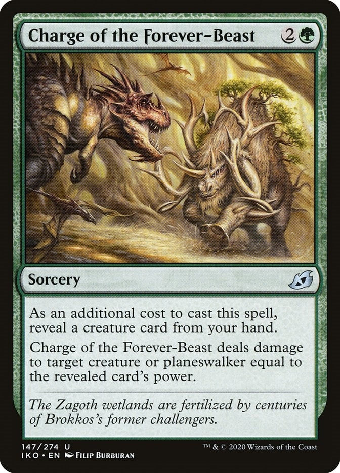 Image for Charge of the Forever-Beast (147) (IKO) - Magic: The Gathering