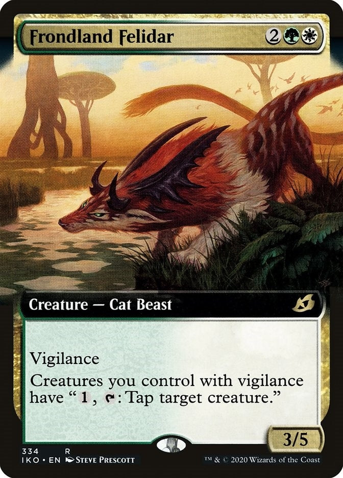 Image for Frondland Felidar (Extended Art) (334) - Magic: The Gathering