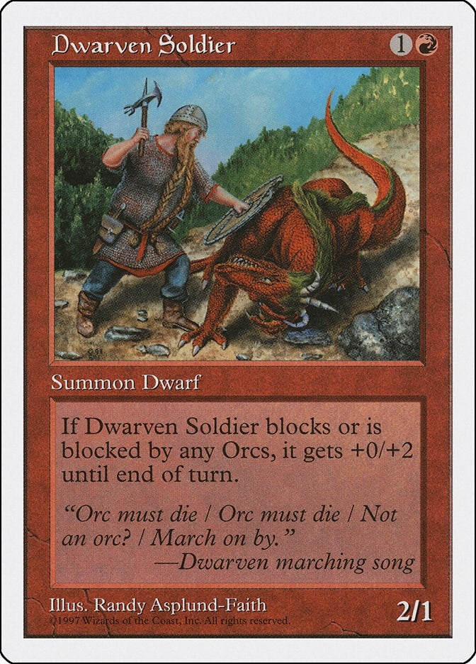 Image for Dwarven Soldier - Magic: The Gathering
